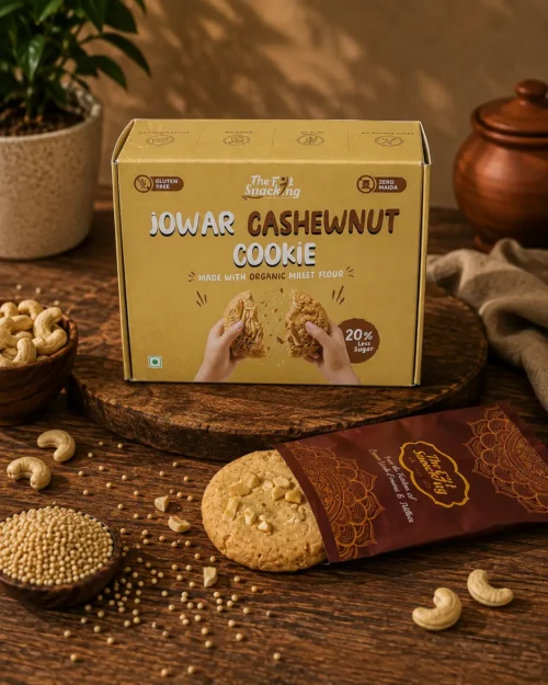 JOWAR & CASHEW COOKIES (Gluten-Free, No Maida)