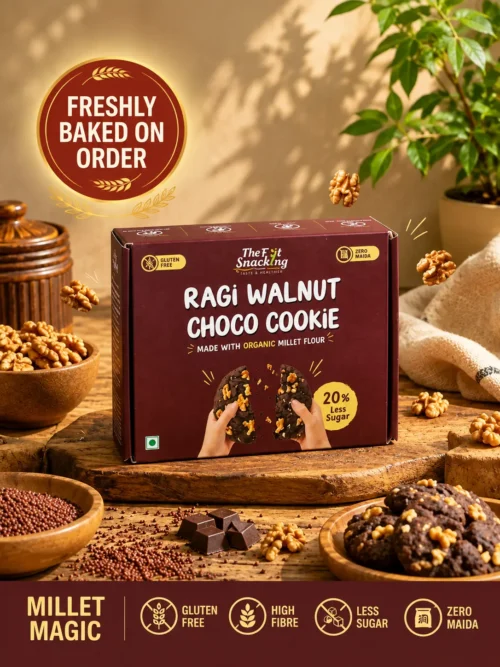 BUTTER COOKIES – Ragi Walnut Choco Cookies (Gluten-Free, No Maida)